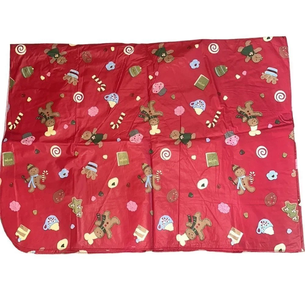Gingerbread Waterproof Oblong Tablecloth!